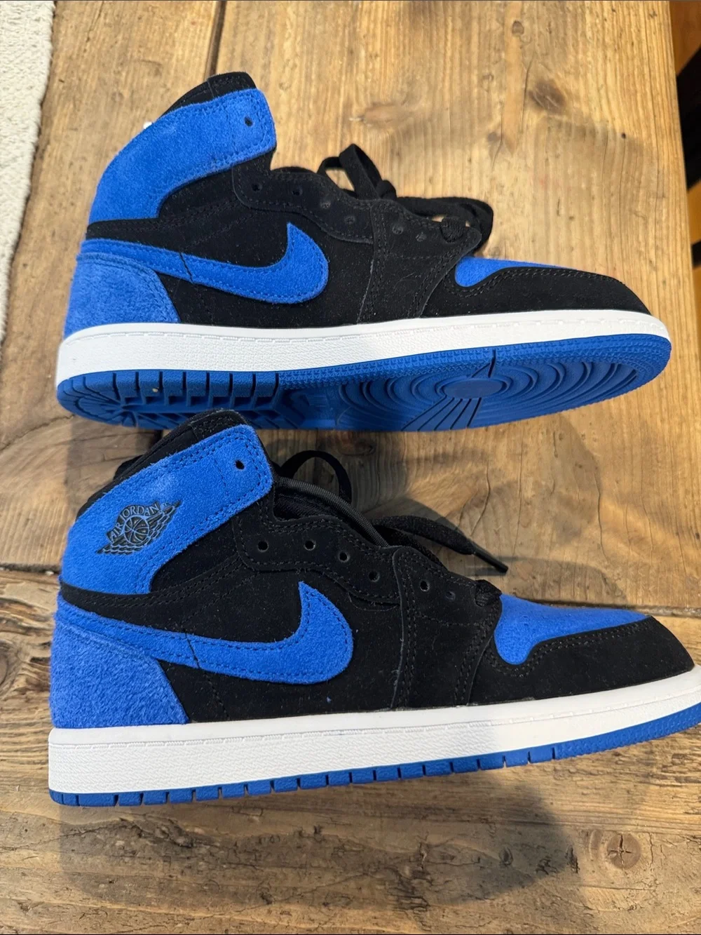 Jordan Kids Sneakers Black/Blue -Box Included